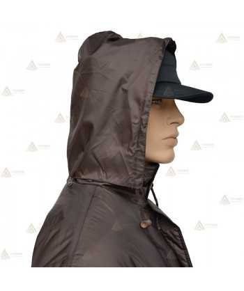 Parka para vigilantes de seguridad color marrón