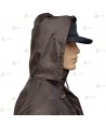 Parka para vigilantes de seguridad color marrón