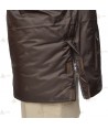 Parka para vigilantes de seguridad color marrón