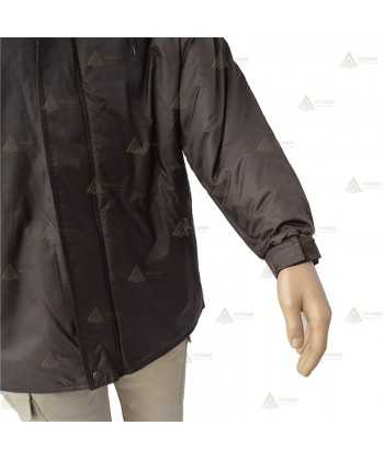 Parka para vigilantes de seguridad color marrón