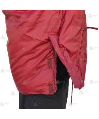 Parka para vigilantes de seguridad color granate