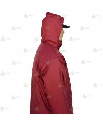 Parka para vigilantes de seguridad color granate
