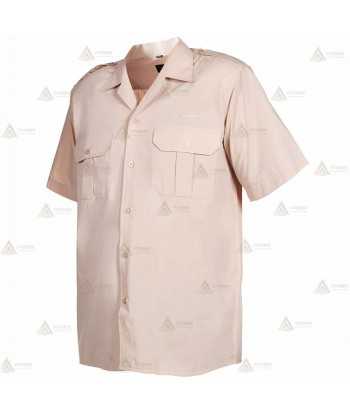 Camisa uniforme de vigilante para verano color beige