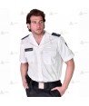 Camisa uniforme de vigilante para verano color blanco