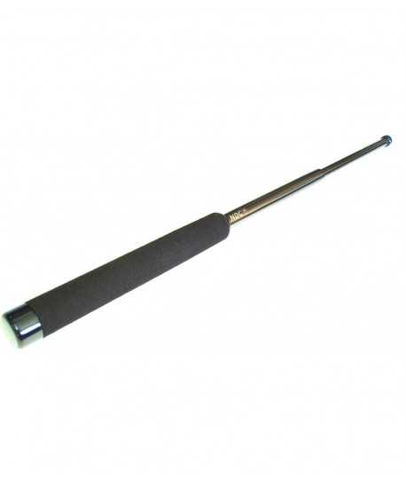 Bastón negro cromado extensible de 53 cm