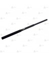 Bastón negro cromado extensible con pulsador de 53 cm