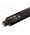 Bastón negro cromado extensible con pulsador de 53 cm