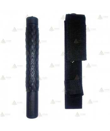 Bastón negro extensible defensa de polímero Kydex de 53 cm