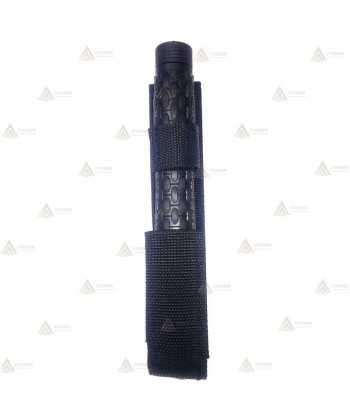 Bastón negro extensible defensa de polímero Kydex de 53 cm
