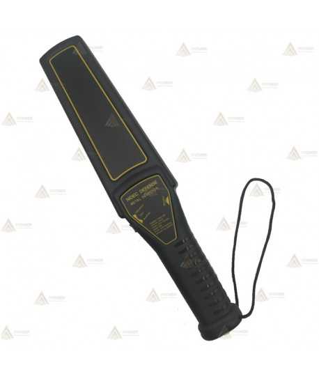 Detector de metales manual con batería recargable y cargador