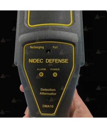 Detector de metales manual con batería recargable y cargador