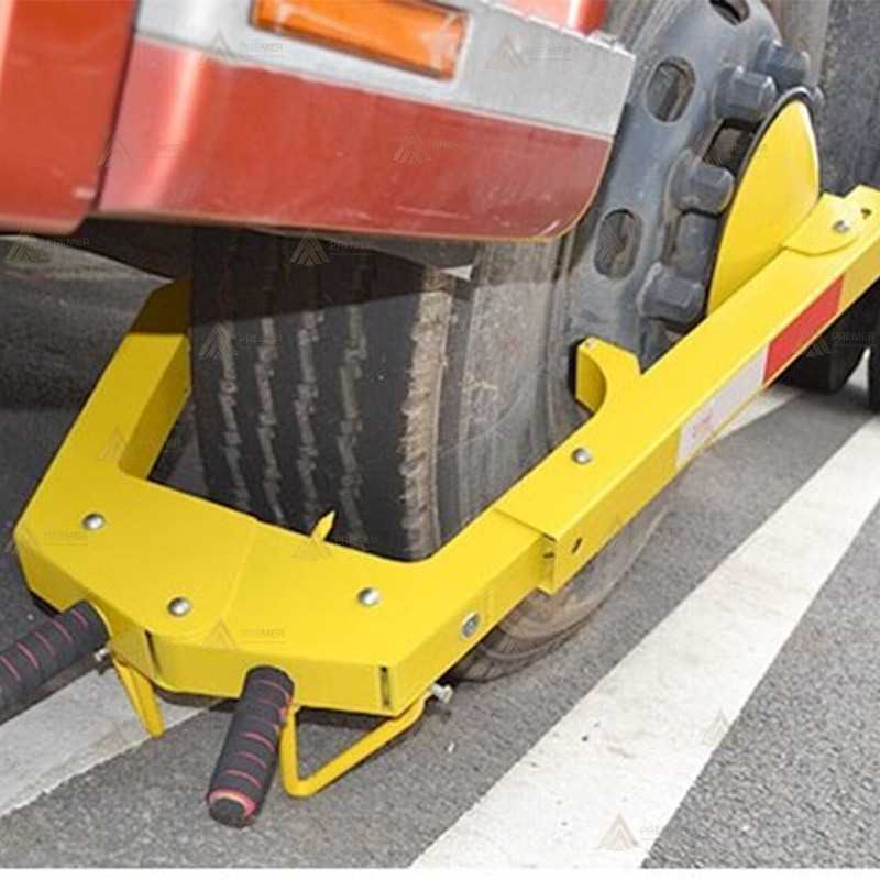 Cepo para camiones con ruedas de Ø 120 y 55 cm de ancho