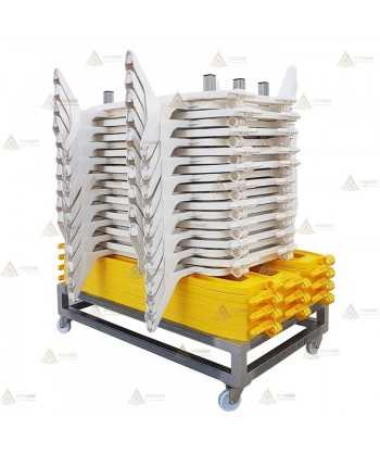 Carros para vallas modulares Movit