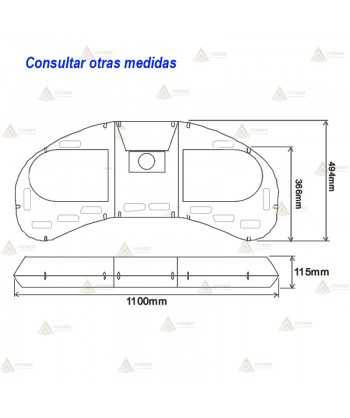 Puente de luces modular para vehículos