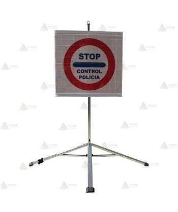 Trípode plegable para señales réflex para controles policiales