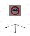 Trípode plegable para señales réflex para controles policiales