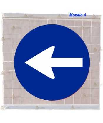 Señales réflex altamente reflexivas y plegables para controles policiales