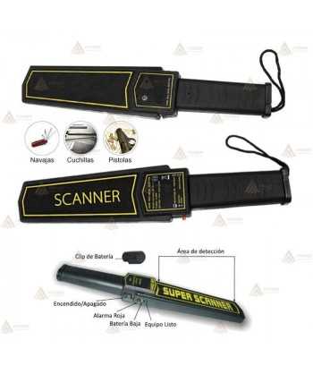 Detector de metales manual para seguridad profesional