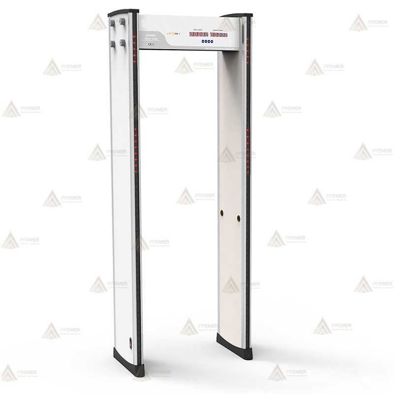 Detector de metales de arco con seis zonas de detección