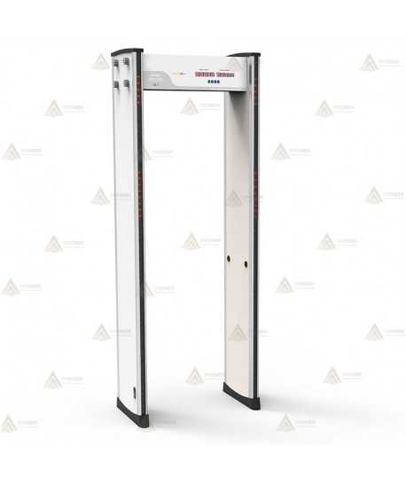 Detector de metales de arco con seis zonas de detección