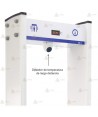 Arco detector de metales y de temperatura con seis zonas de detección