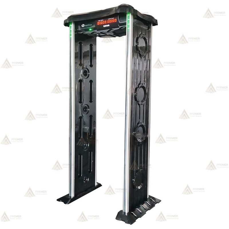 Detector de metales de arco con 6 zonas de detección
