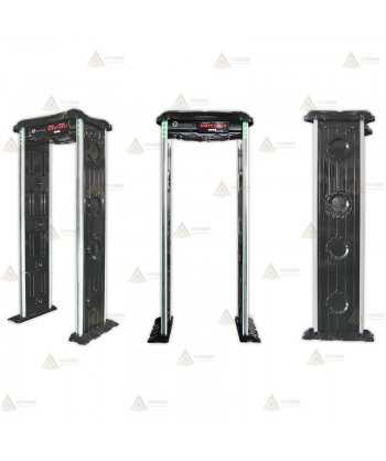 Detector de metales de arco con 6 zonas de detección