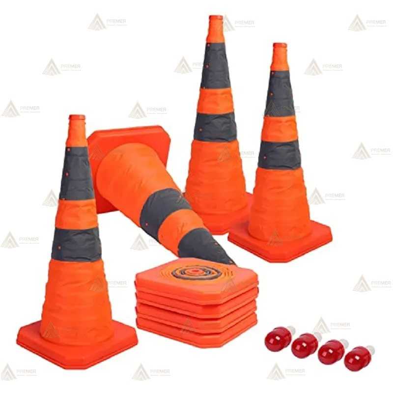 Cono plegable para controles policiales