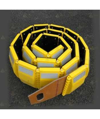 Reductor de velocidad portátil para controles policiales