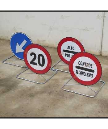 kit de señales personalizable para controles policiales