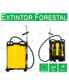 Mochila forestal rígida con espaldera de 16 litros