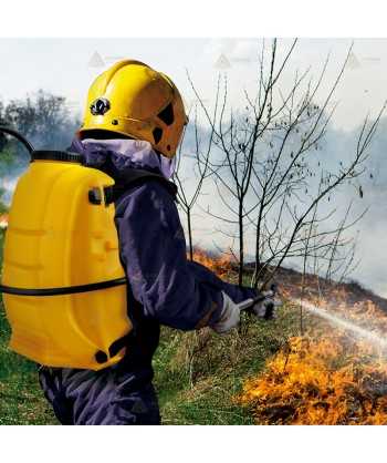 Mochila extintora rígida para forestales