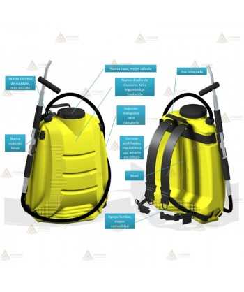 Mochila extintora rígida para forestales