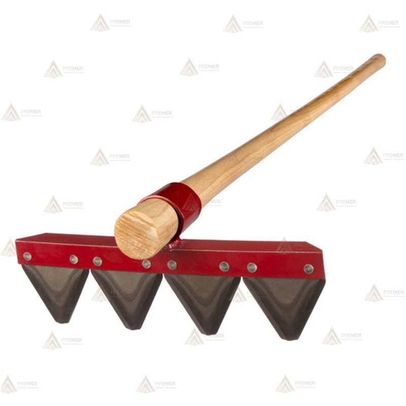 Rastrillo forestal de 4 dientes intercambiables