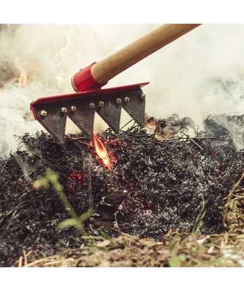 Rastrillo forestal de 4 dientes intercambiables