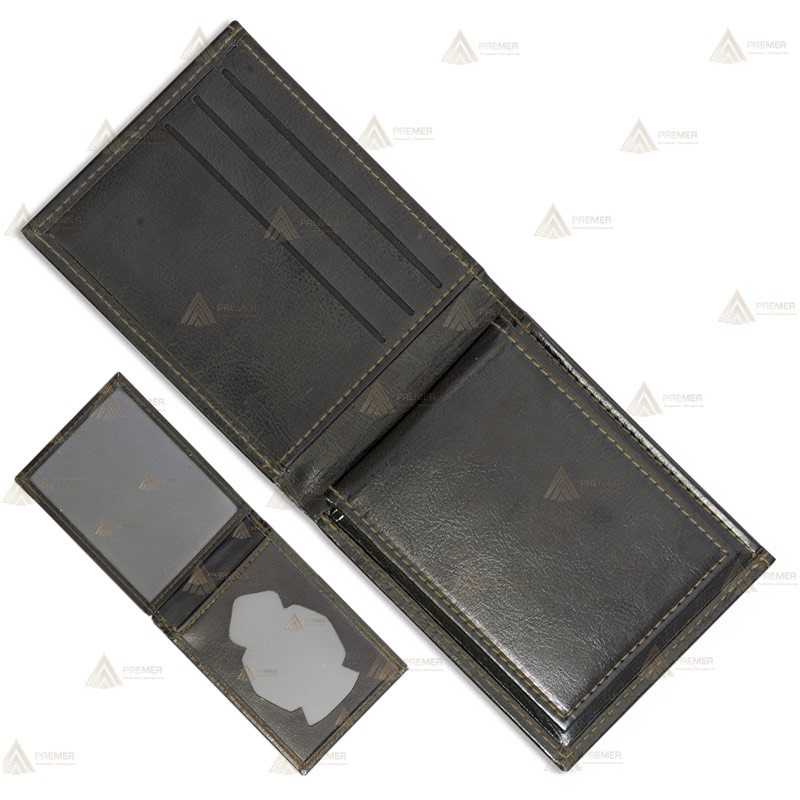 Cartera doble para chapa de identificación de Policía Nacional