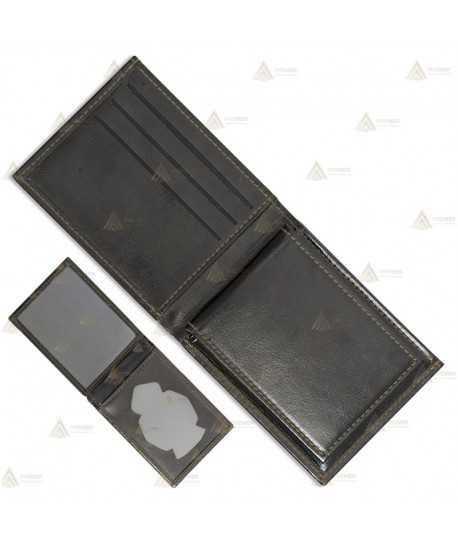 Cartera doble para chapa de identificación de Policía Nacional