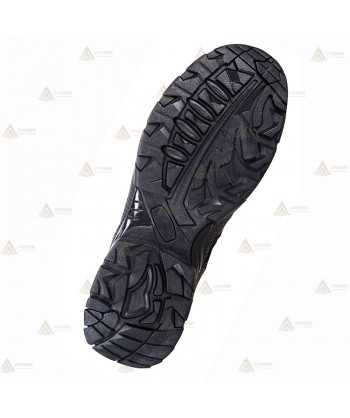 Botas táctica de piel flor y cordura con plantilla y puntera de seguridad