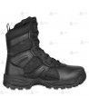Bota táctica de piel nailon extra resistente con cremallera 8"
