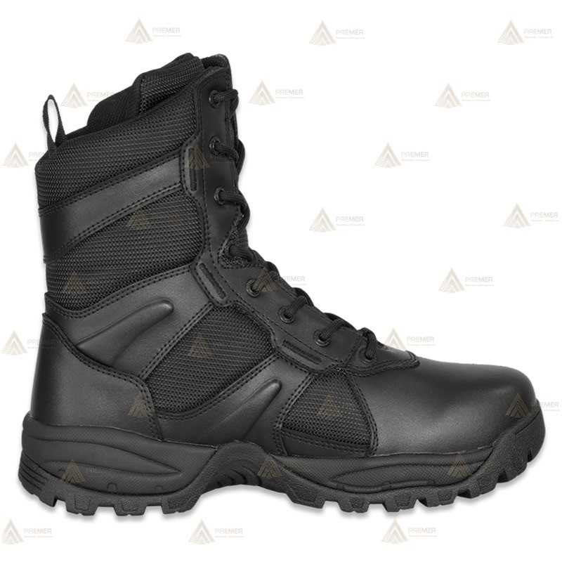 Bota táctica de piel y nailon extra resistente 8"