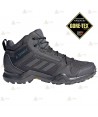 Botas tácticas de caña baja color negro de Adidas Terrex AX3 MID GTX con Goretex