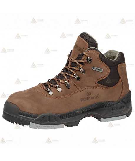 Bota de piel Nobuck de seguridad con membrana Goretex para forestales