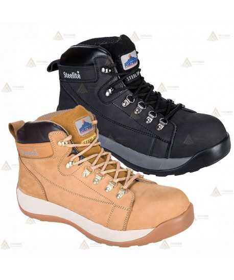 Bota de piel nobuck con puntera de seguridad SB HRO  (300º) para forestales