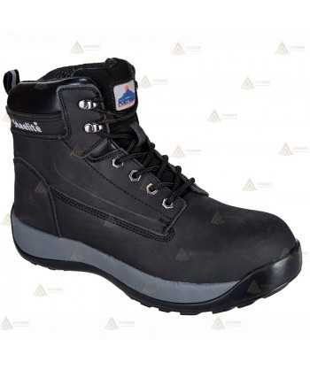 Bota panamá de seguridad en piel Nobuck S3 para forestales