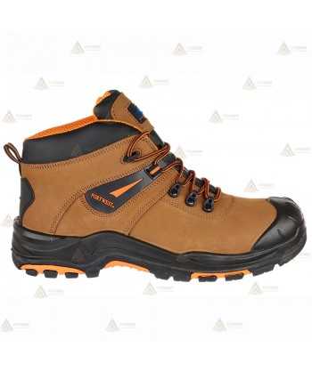 Botas de seguridad de piel Nobuck S3 para forestales