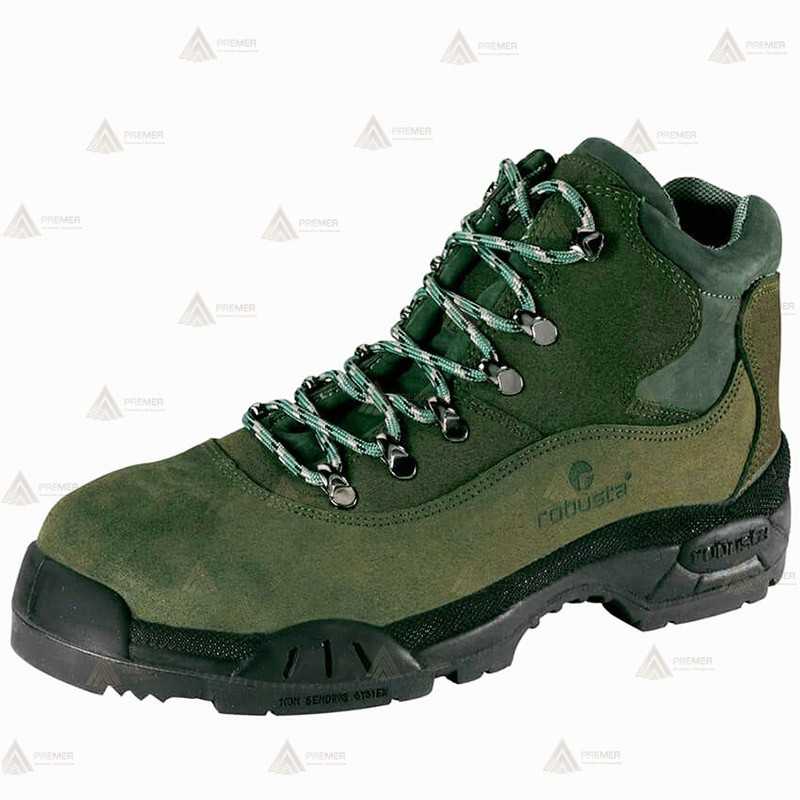 Bota de piel Nobuck de seguridad no metal S3 para forestales