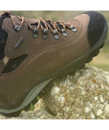 Bota de piel Nobuck de caña baja con Goretex para forestales