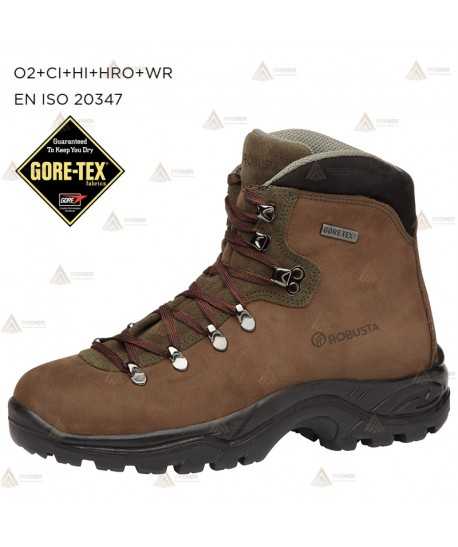 Bota de piel Nobuck de caña baja con Goretex para forestales