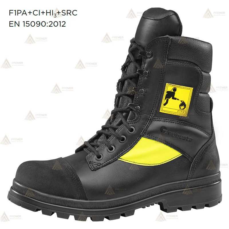 Bota con plantilla de seguridad F1PA para bomberos