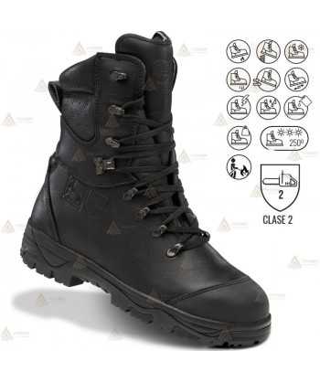 Bota F2A para bomberos con protección motosierra  (Clase 2)
